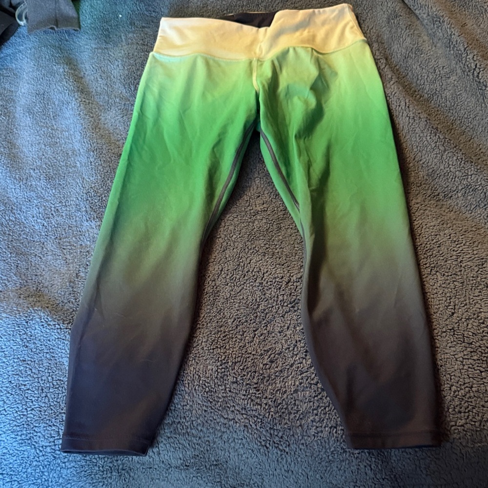 Athleta Women’s Ombre Green Active Leggings